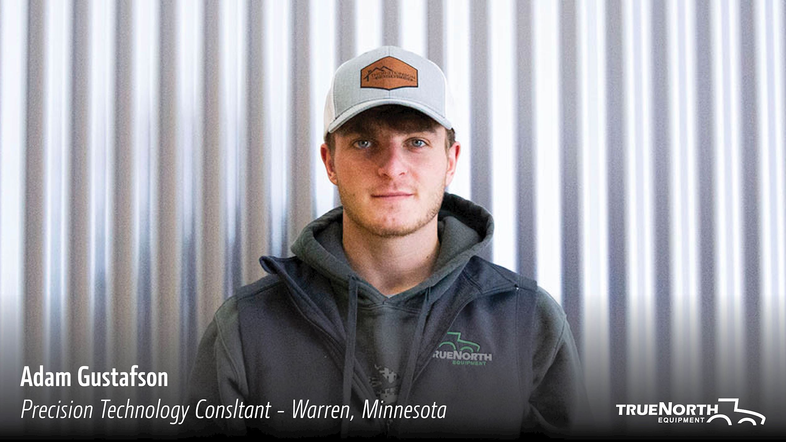 Adam Gustafson with True North Equipment.