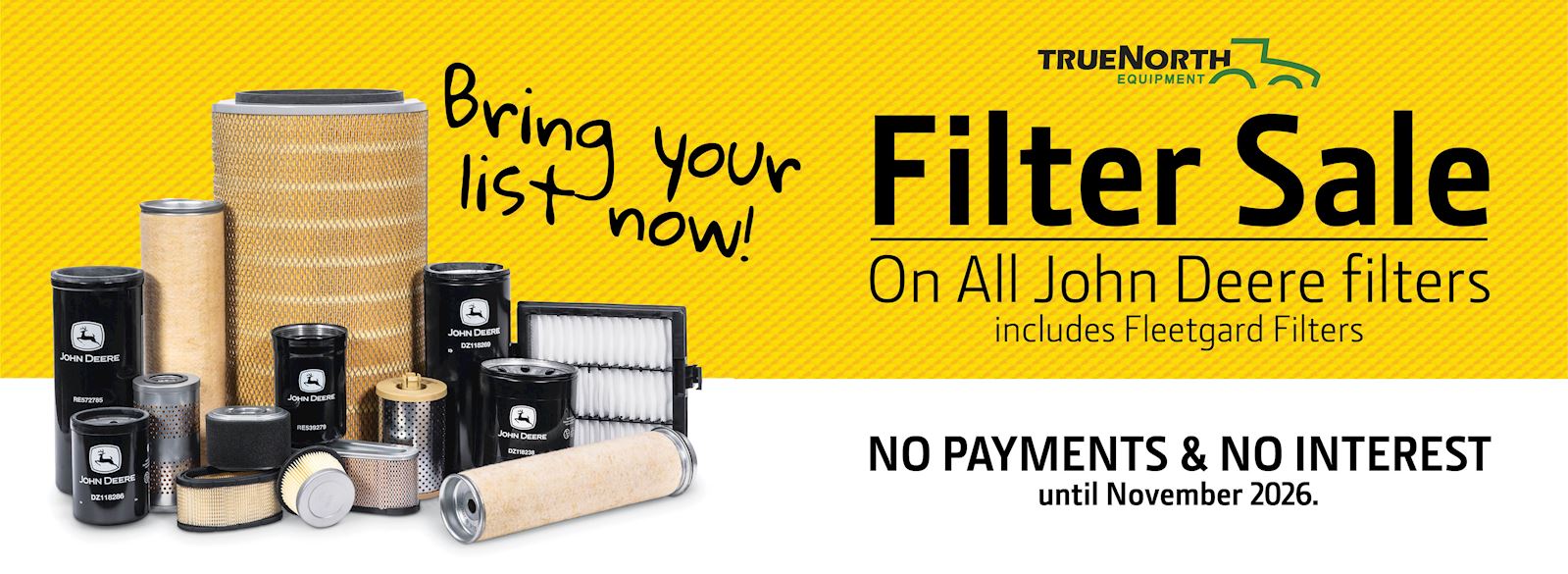 Filter sale going on now!