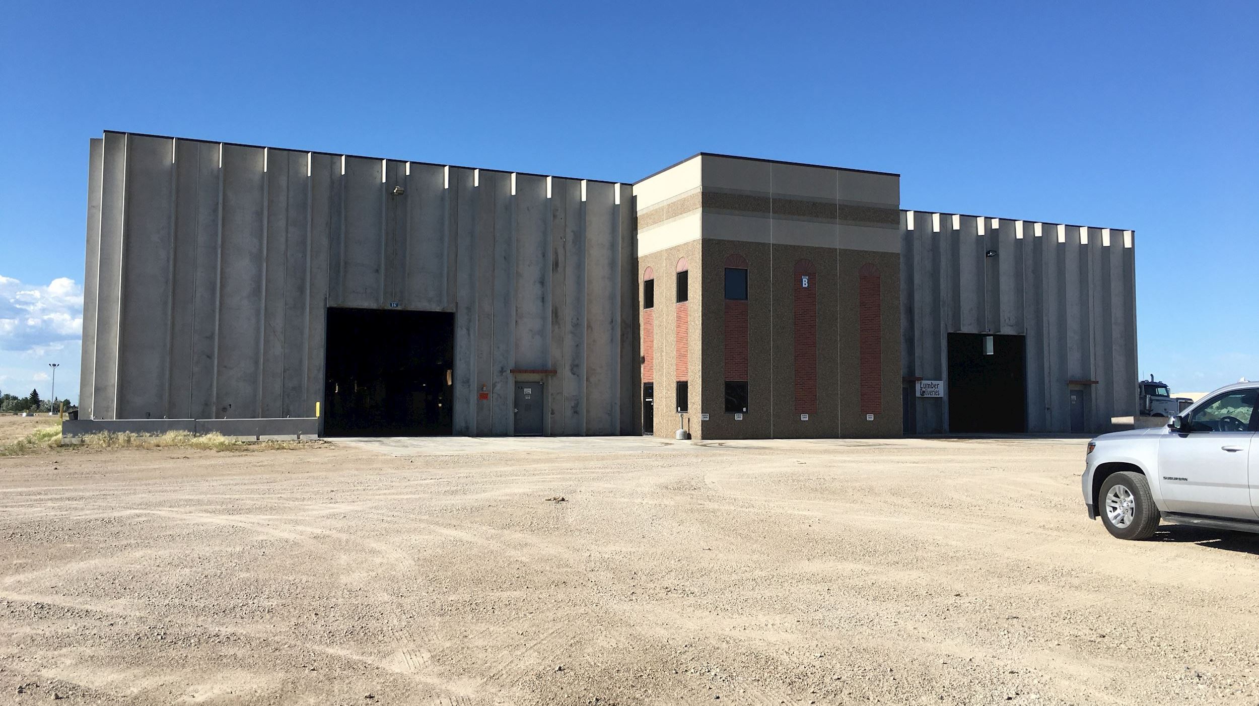 Former Wells Concrete Building located in Grand Forks North Dakota