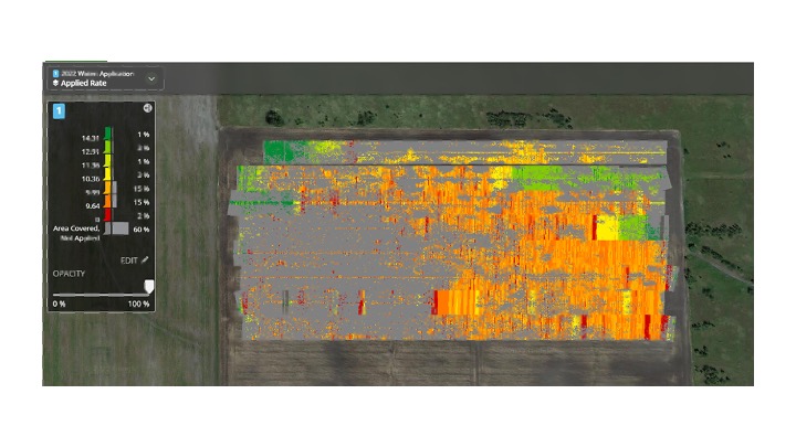 see and spray select operations center display